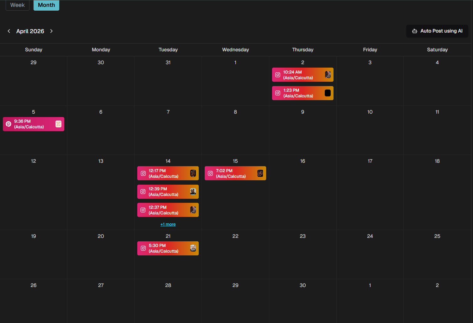 Stelle product dashboard